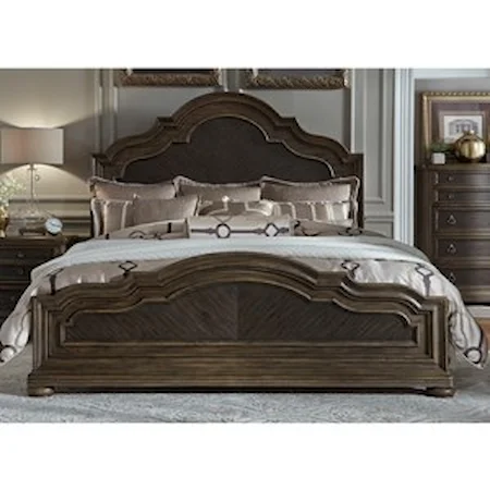 Traditional Queen Panel Bed